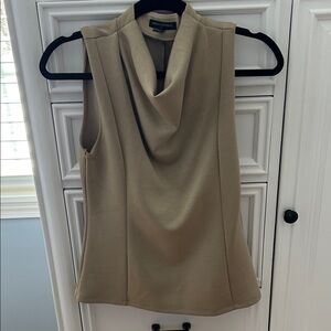 Banana Republic Beige Sleeveless Blouse